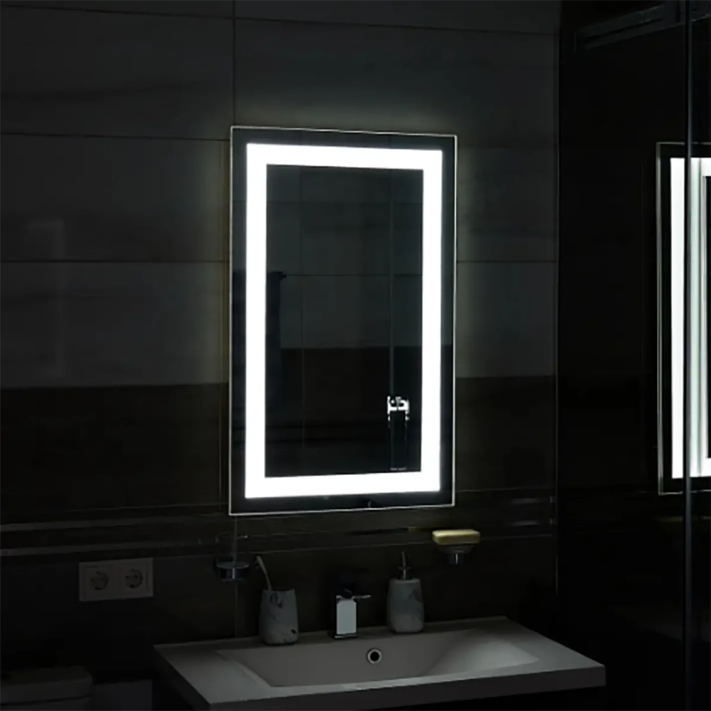 Зеркало Global Glass MR-1 500х800, с LED-подсветкой - Фото 1